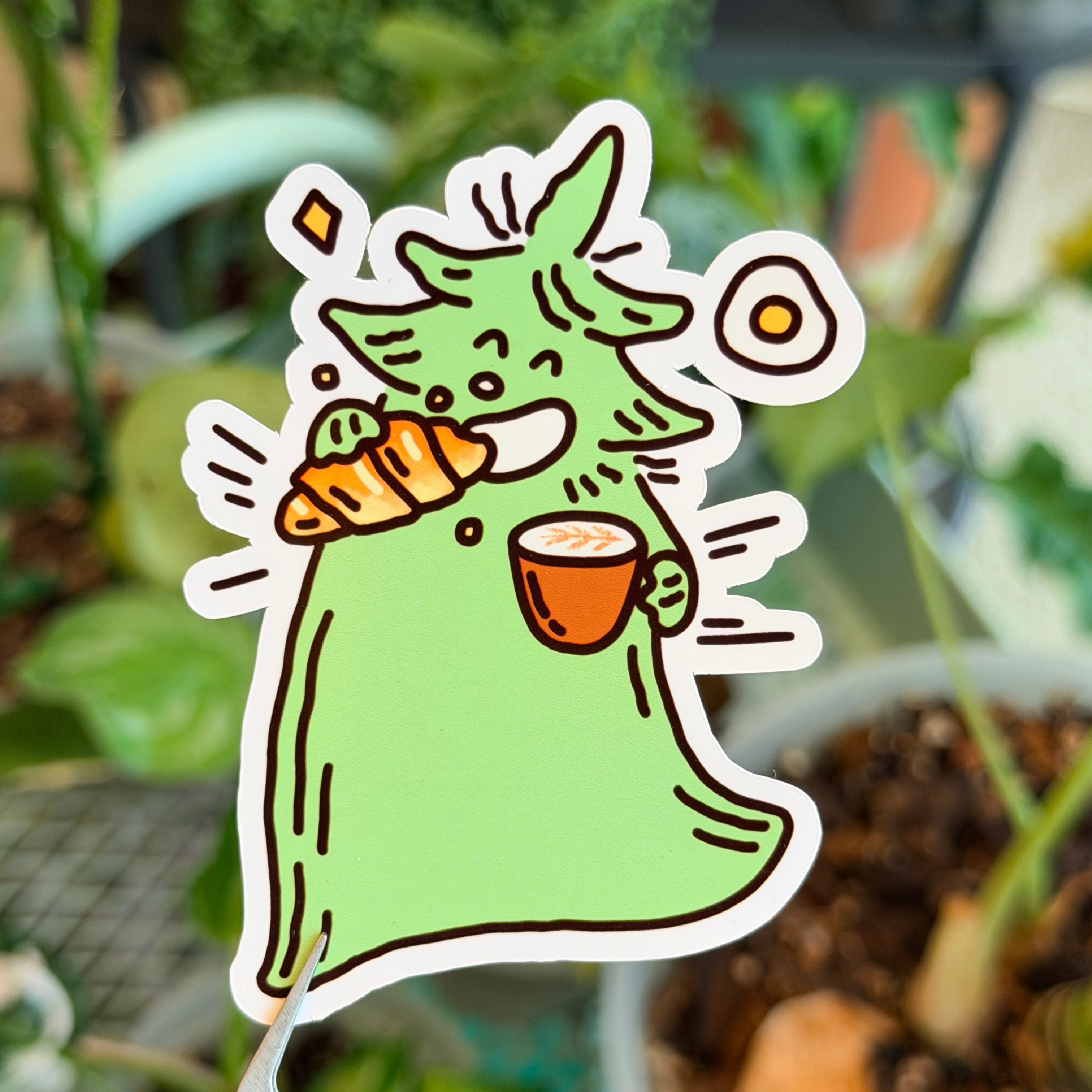 Slow Breakfast Sticker