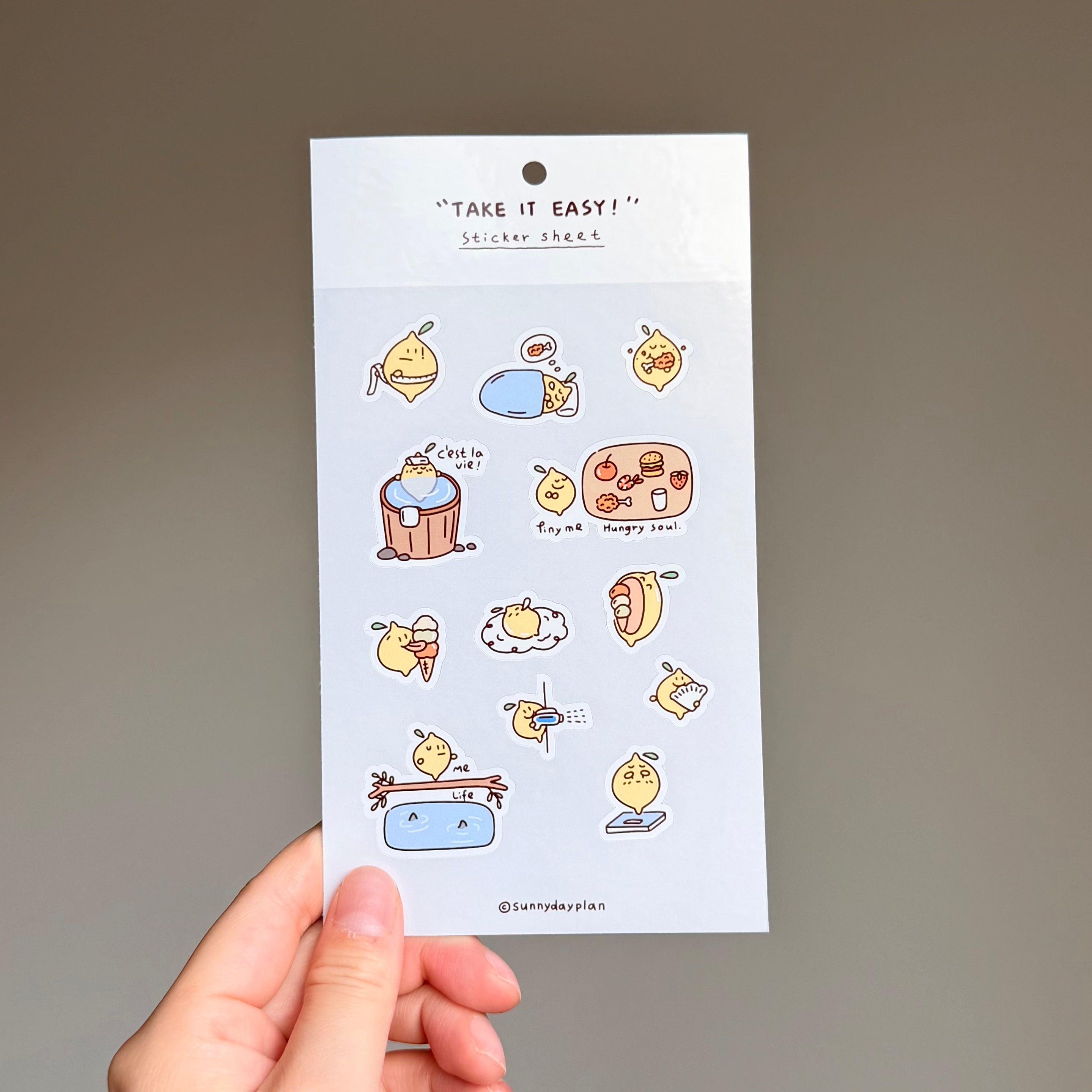 Lemon Sticker Sheet