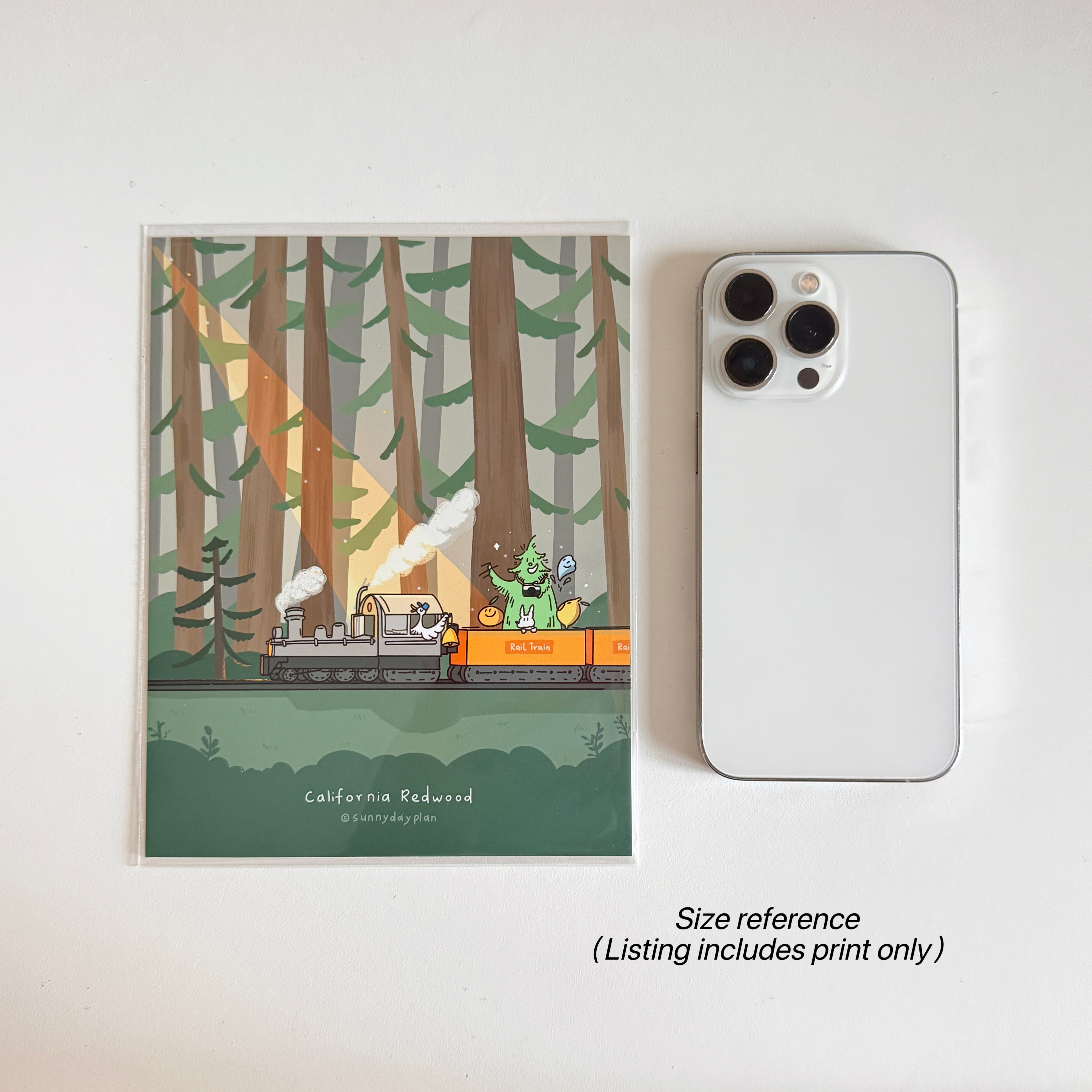 Redwood Rail Print