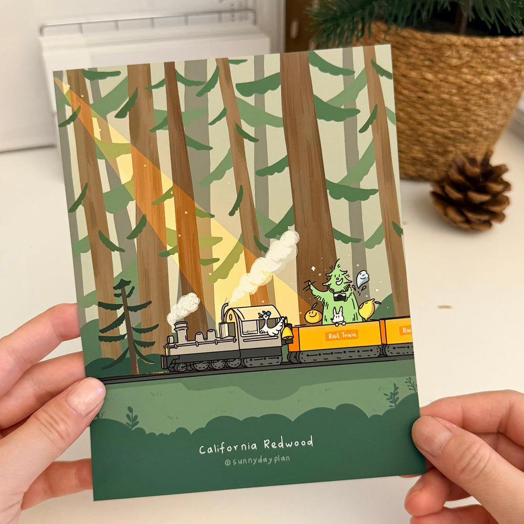 Redwood Rail Print