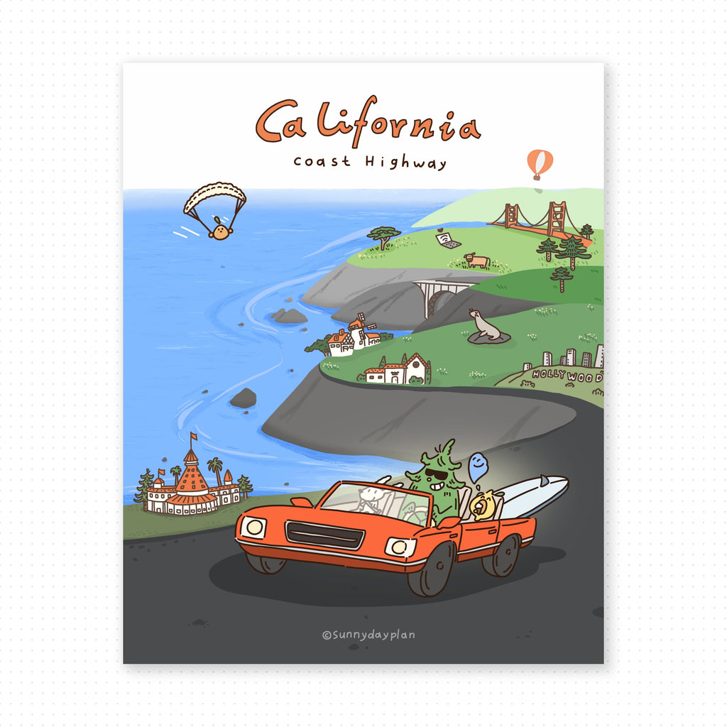 California Coast Highway Print