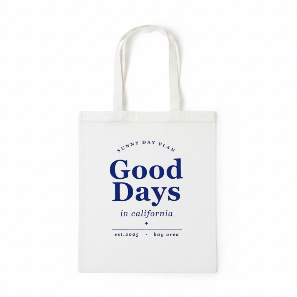 Good Days White Tote bag