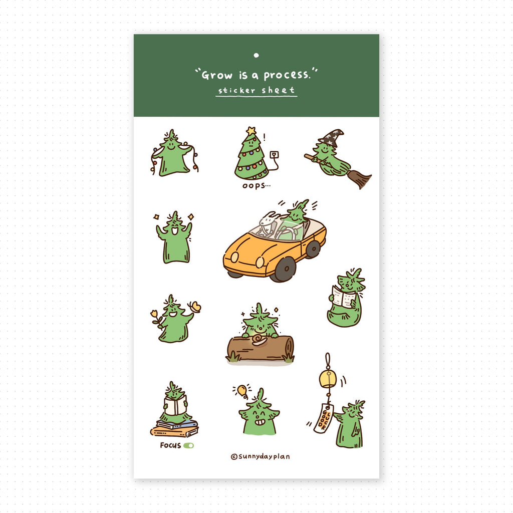 Pine Tree Sticker Sheet
