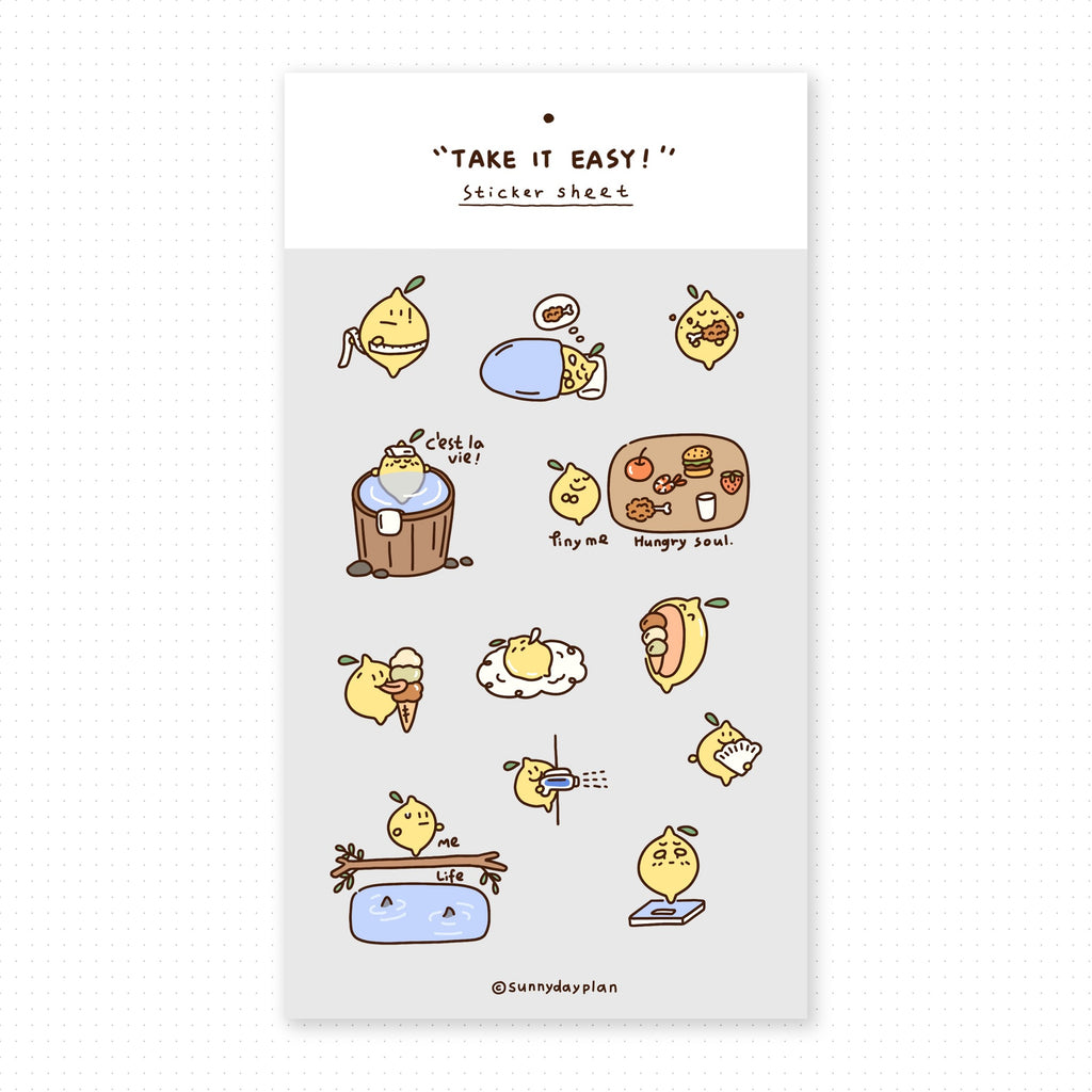 Lemon Sticker Sheet