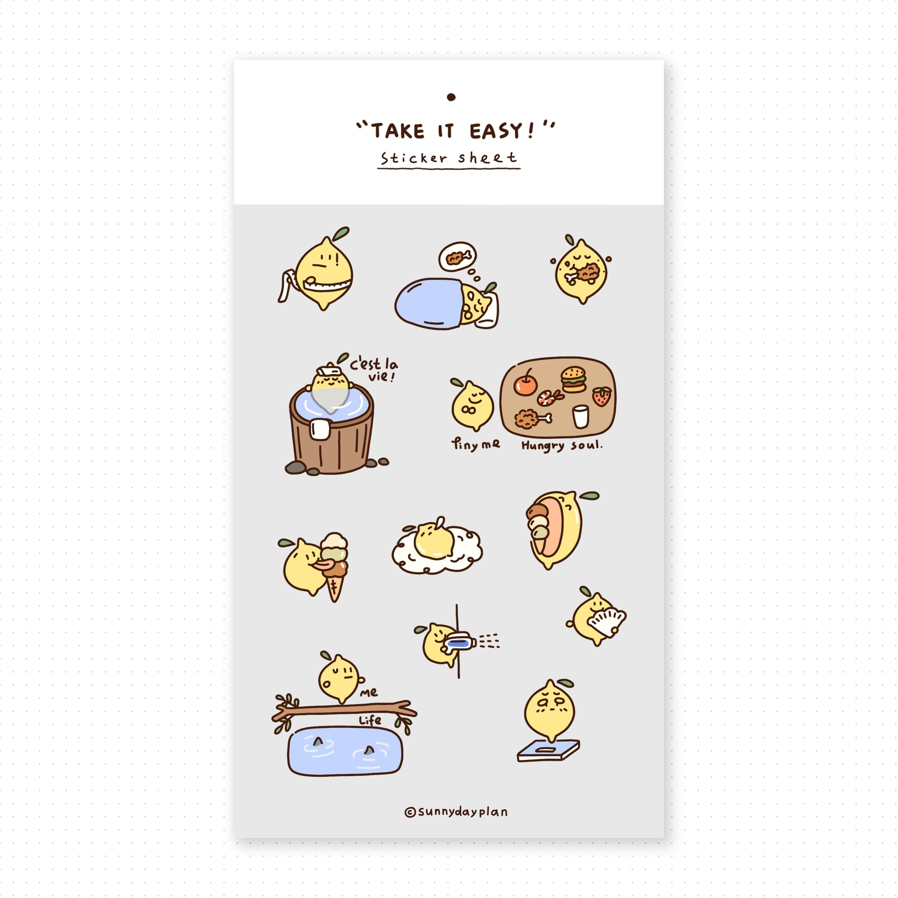 Lemon Sticker Sheet